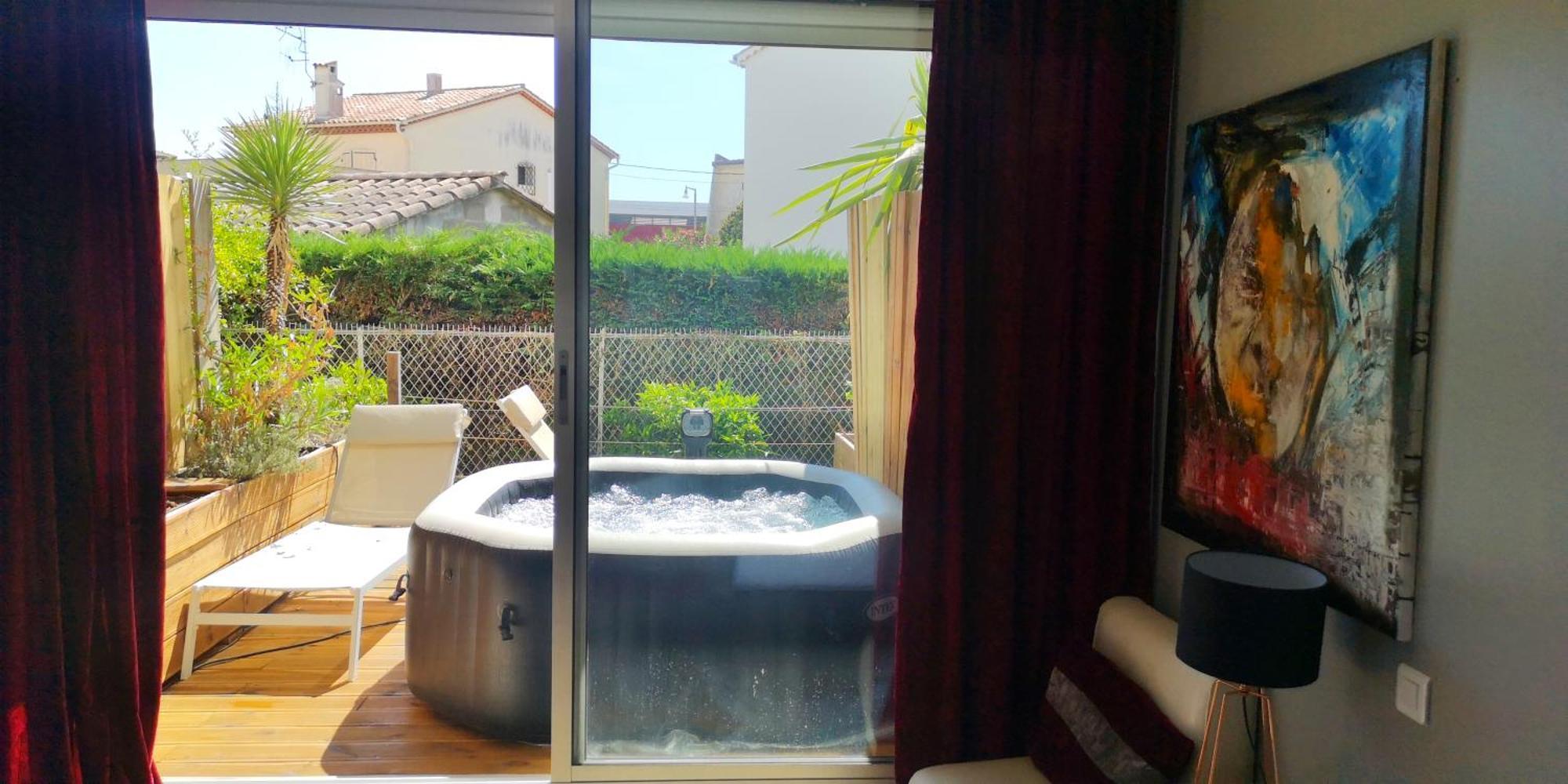Hotel Sable Et Soleil - Port, Plage Et Jacuzzi Prive Fréjus Rum bild