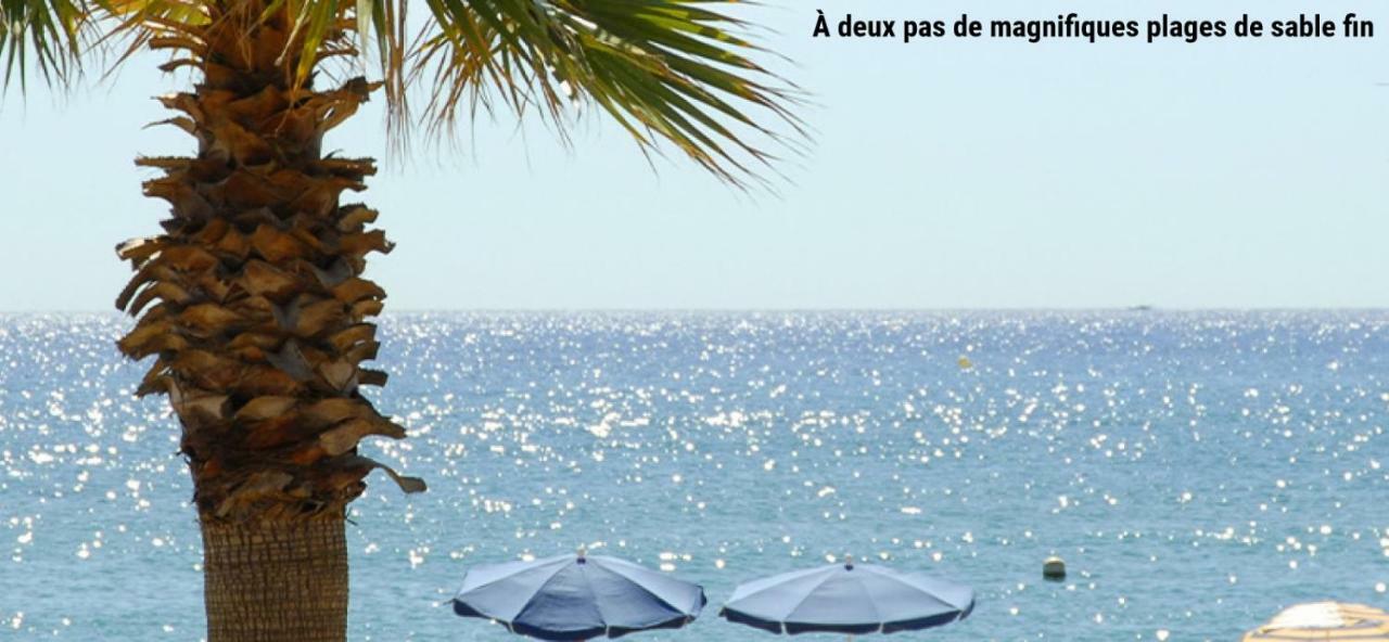Hotel Sable Et Soleil - Port, Plage Et Jacuzzi Prive Fréjus Exteriör bild